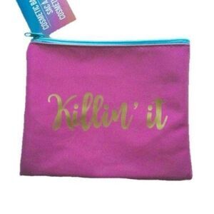 NWT "Killin' it" Cosmetic bag